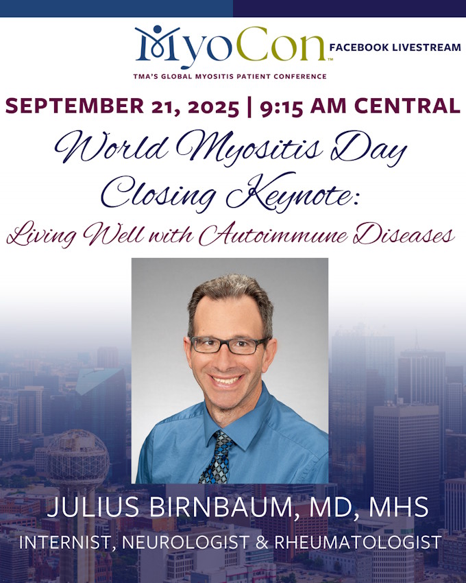 World Myositis Day Closing Keynote Speaker